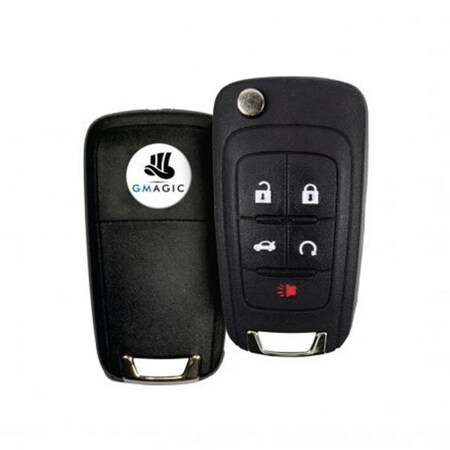 Llb LLB: GMagic 2010+ The Instantly Reusable GM Remote Head Flip Key (5-Button) LLB-GMAGIC2